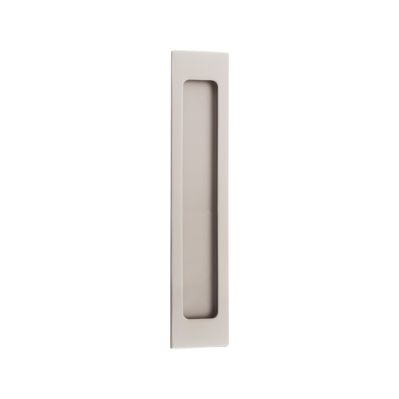 Flush Pull Rectangular Satin Nickel