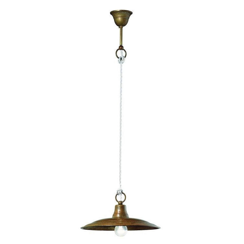 Barchessa Brass and Copper Pendant