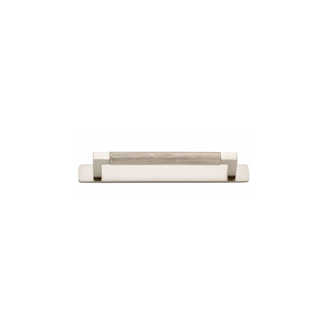 Brunswick Cabinet Pull with Backplate Satin Nickel CTC 160mm