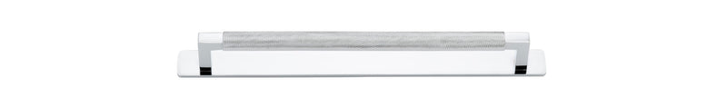 Brunswick Cabinet Pull with Backplate Polished Chrome CTC 256mm