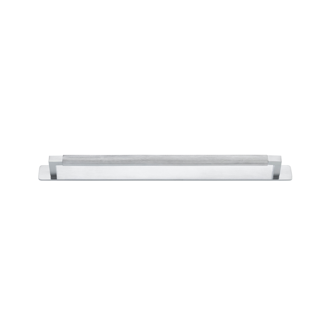 Brunswick Cabinet Pull with Backplate Brushed Chrome CTC 320mm