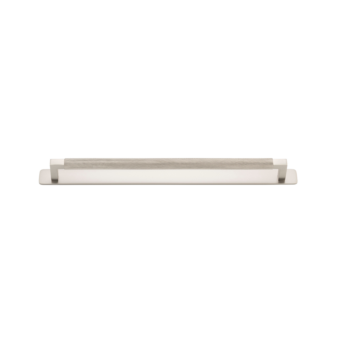 Brunswick Cabinet Pull with Backplate Satin Nickel CTC 320mm