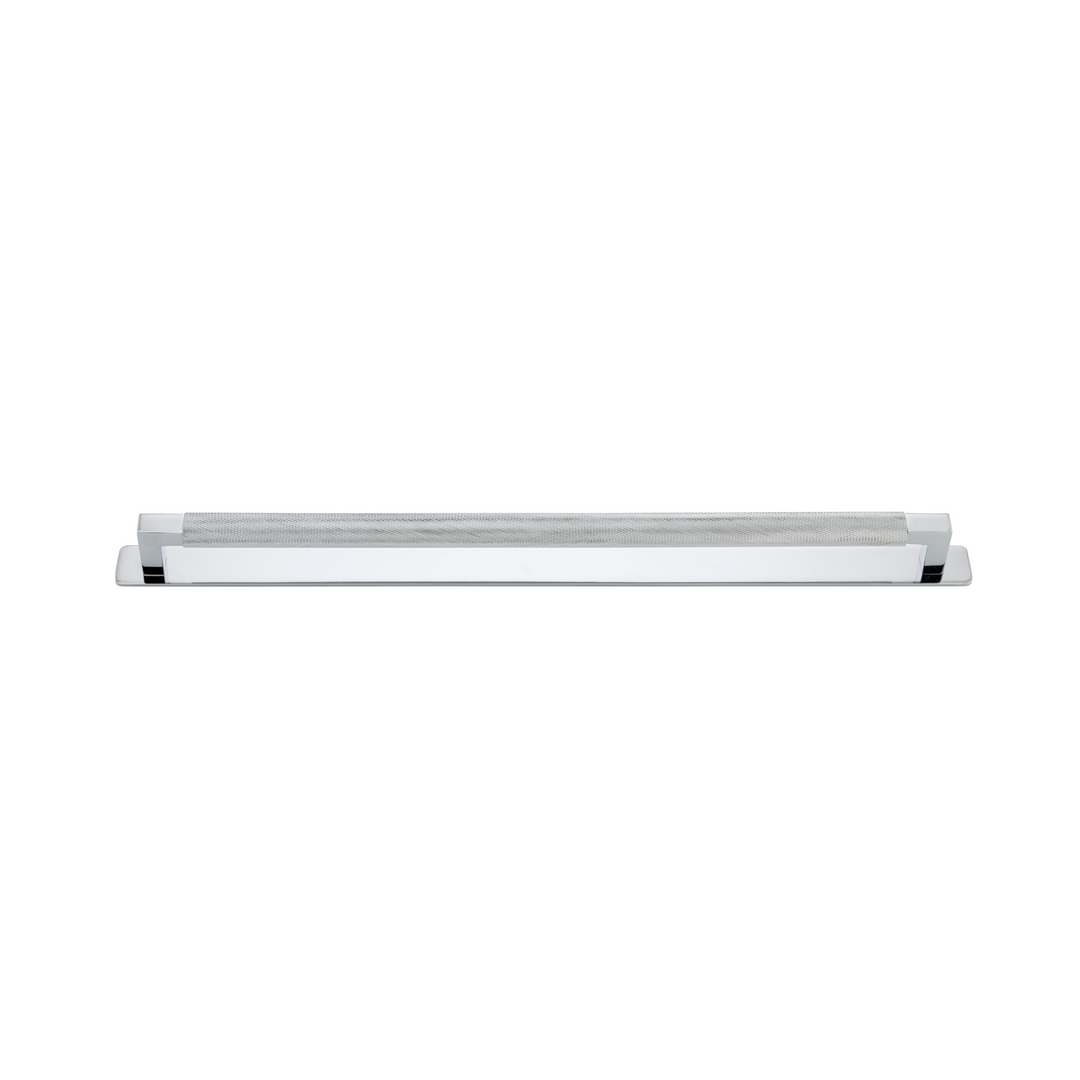 Brunswick Cabinet Pull with Backplate Polished Chrome CTC 450mm