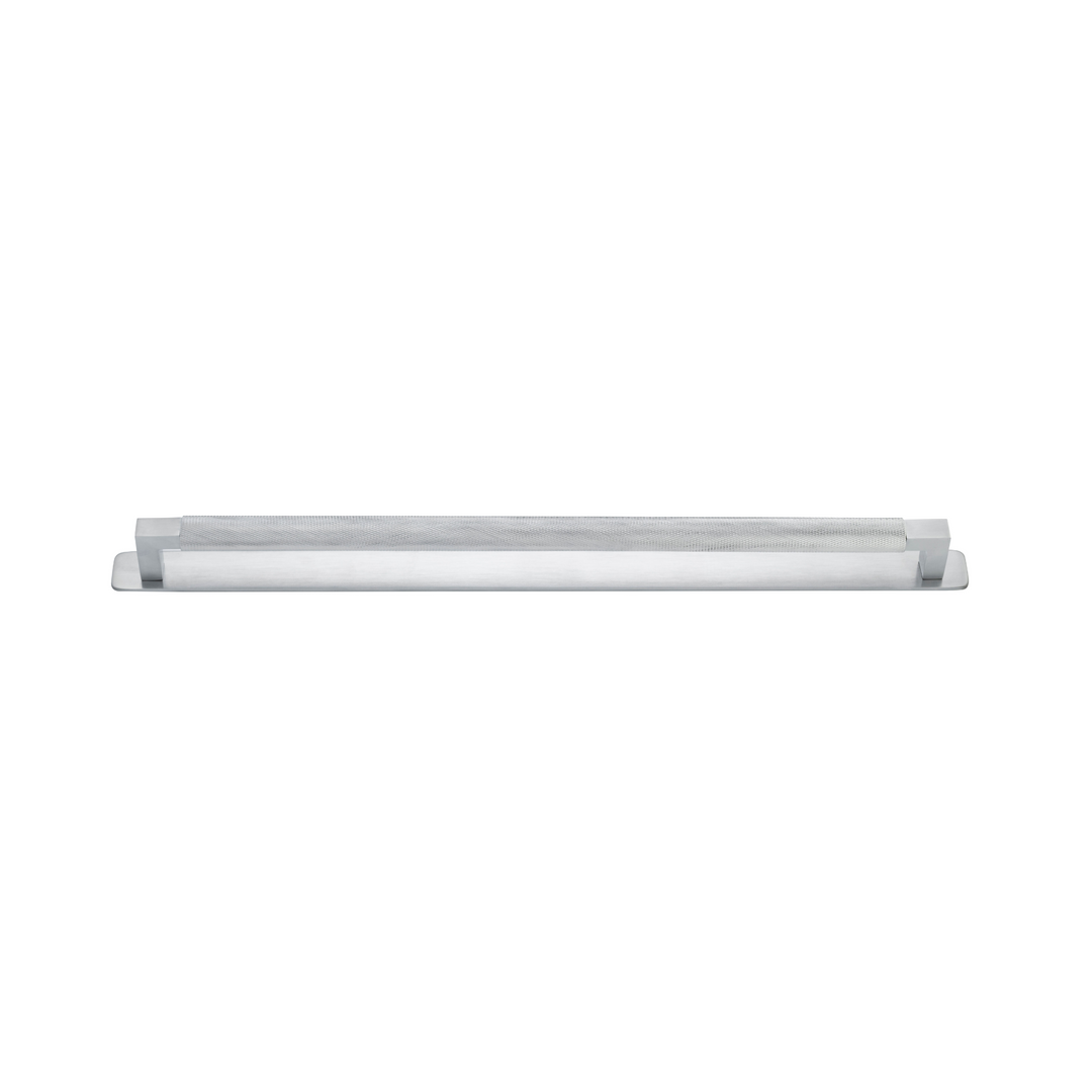 Brunswick Cabinet Pull with Backplate Brushed Chrome CTC 450mm