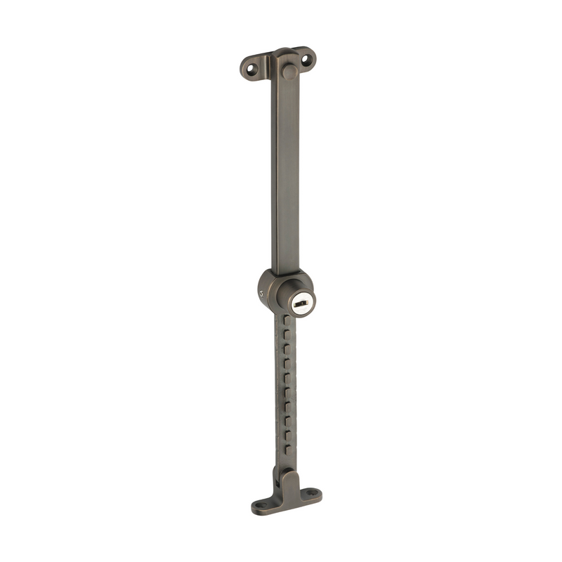 Telescopic Stay - Locking Antique Brass Finish