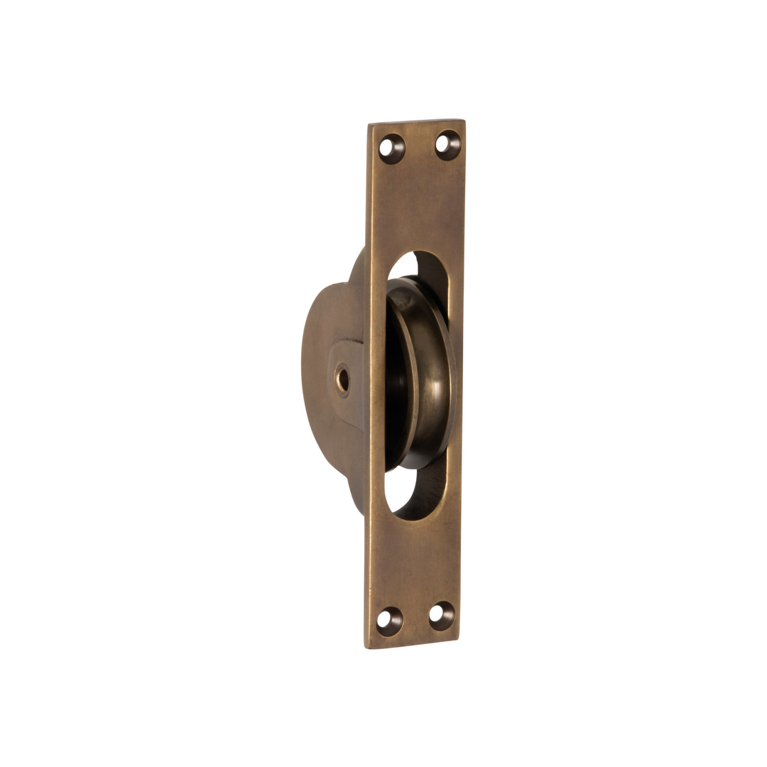 Sash Pulley Antique Brass