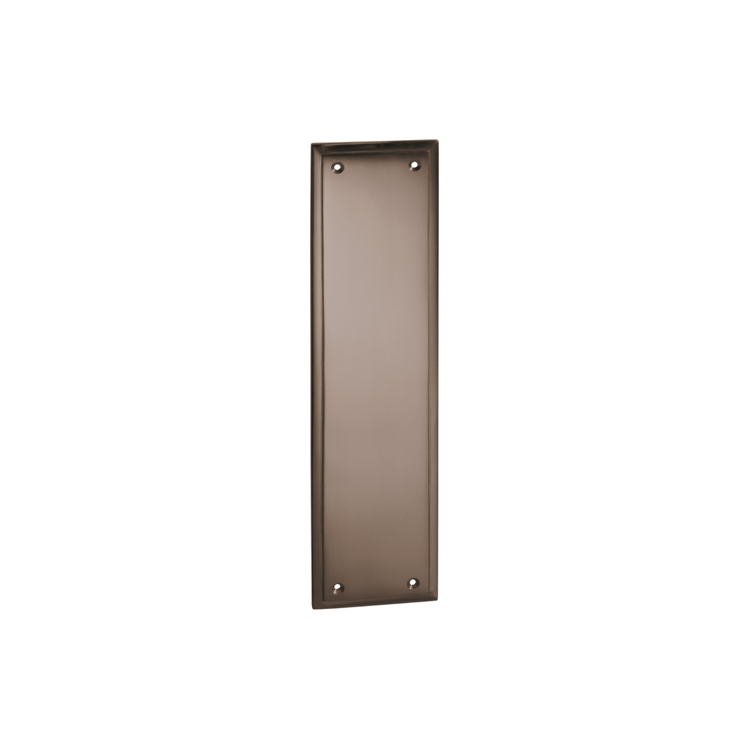 Milton Push Plate Antique Brass