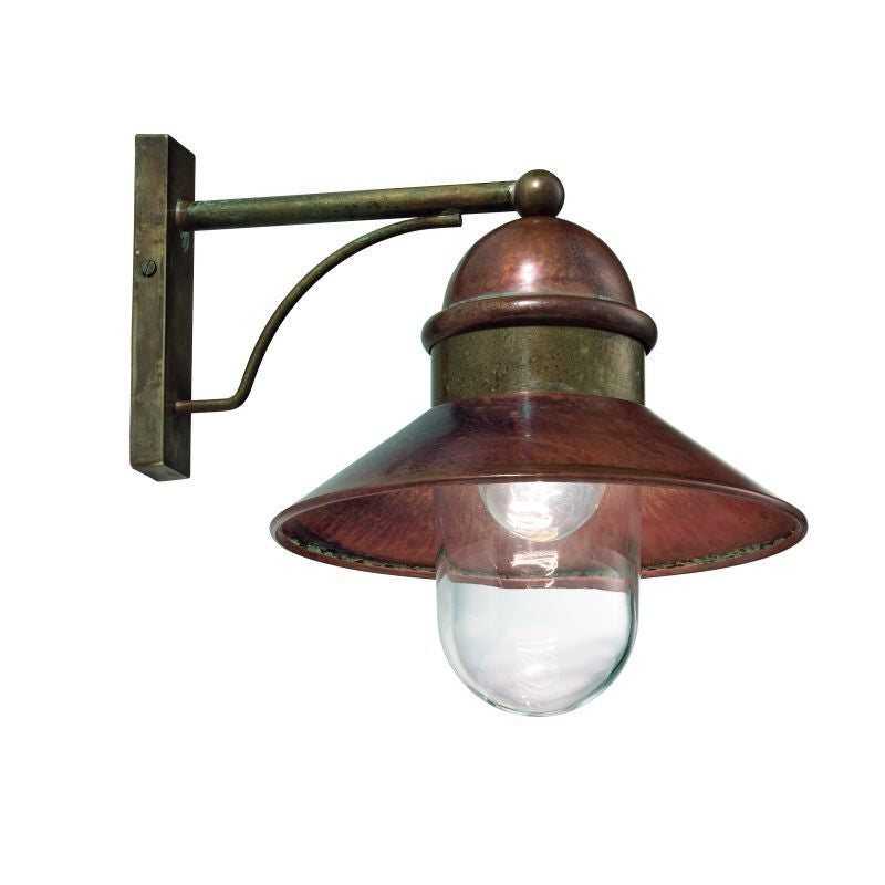 Borgo Brass and Copper Small Wall Light