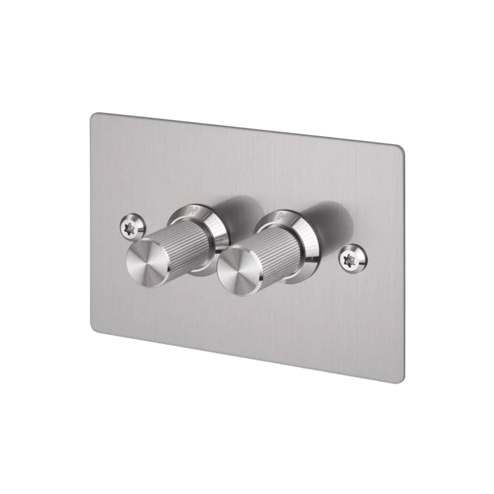 2G Dimmer / Horizontal / 100W / Linear / Steel