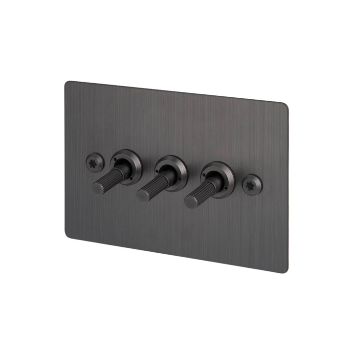 3G Toggle / Horizontal / 2-Way / Linear / Smoked Bronze