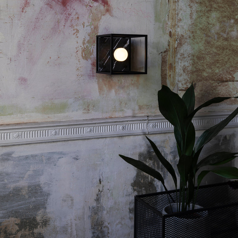 Caged Wall / Small / Black Marble