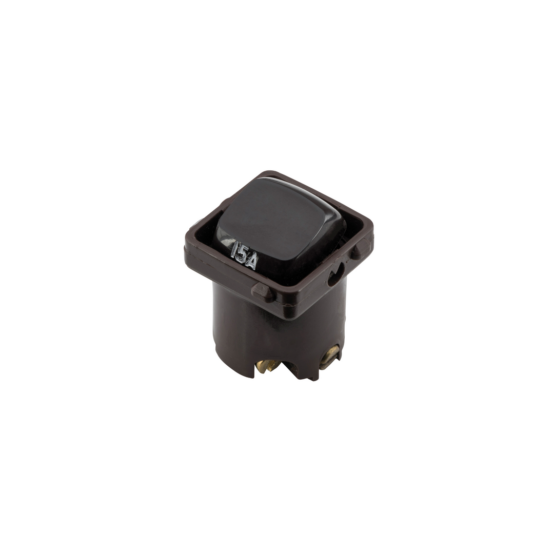 Mechanism Only - 15 Amp Rocker Black