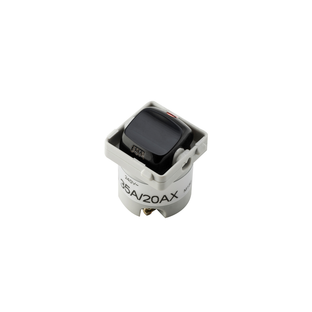 Mechanism Only - 35 Amp Rocker Black