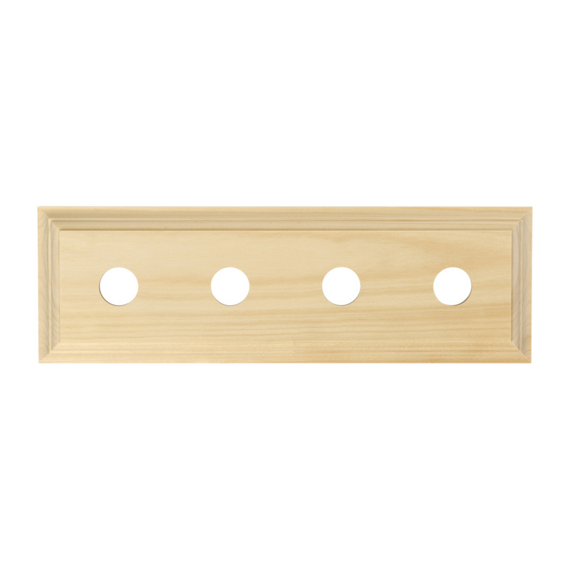 Quad Block - Rectangular Classic Pine