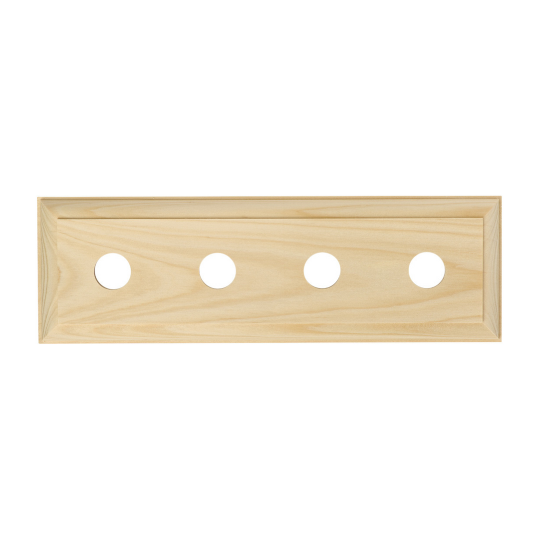 Quad Block - Rectangular Traditional Pine