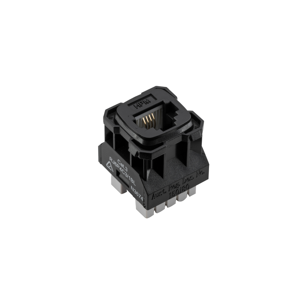 Phone Socket Black