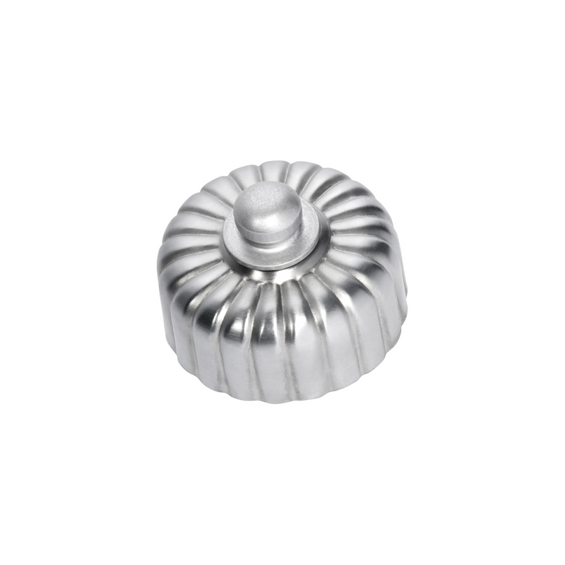 Fluted Fan Controller Satin Chrome