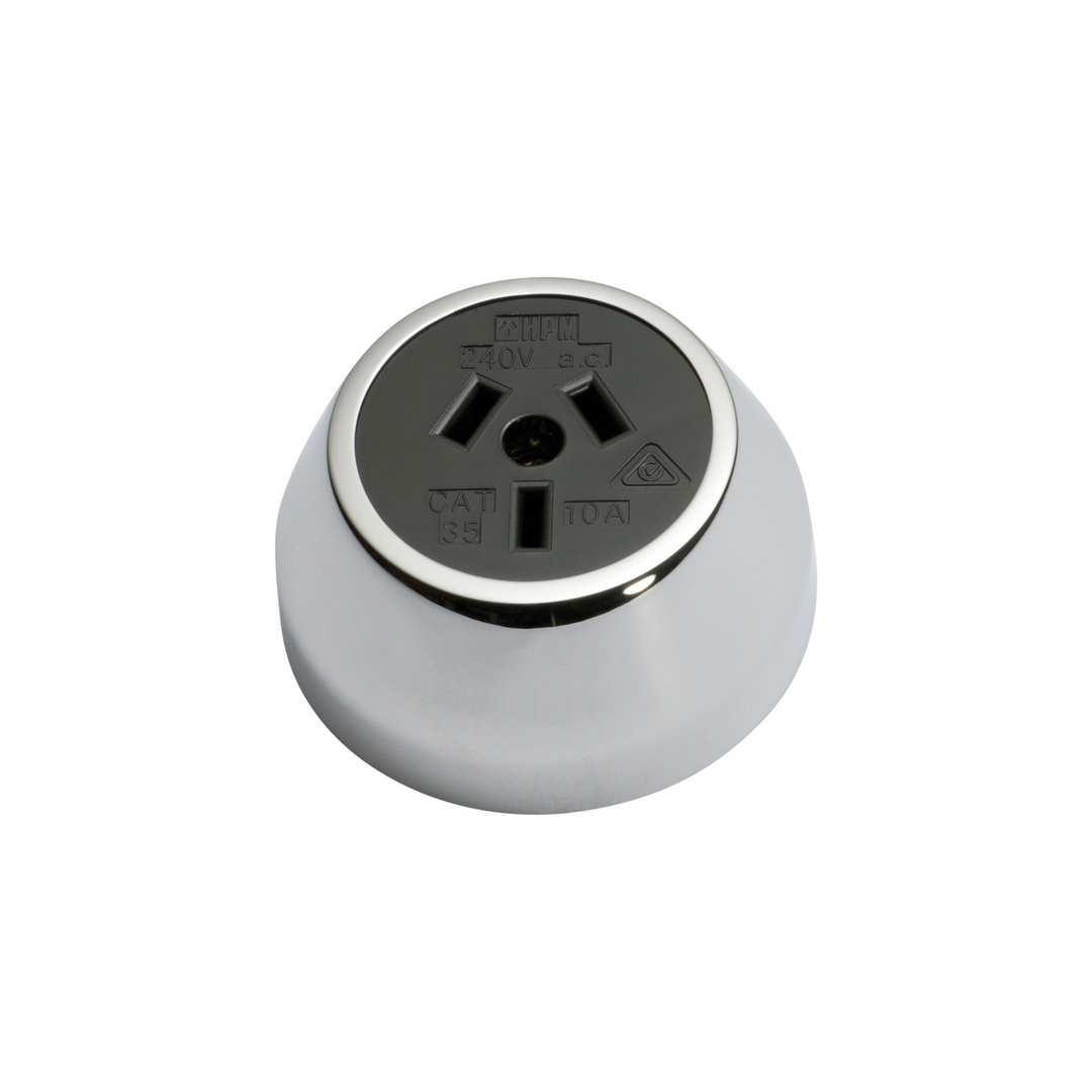Federation Socket Polished Chrome/Black
