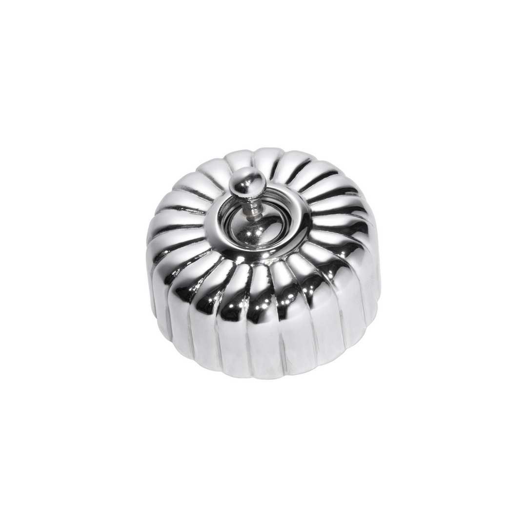 Fluted Switch Polished Chrome
