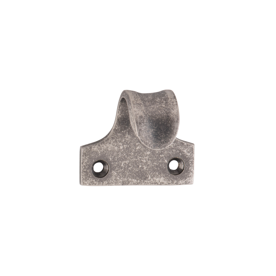 Sash Lift - Dished Rumbled Nickel