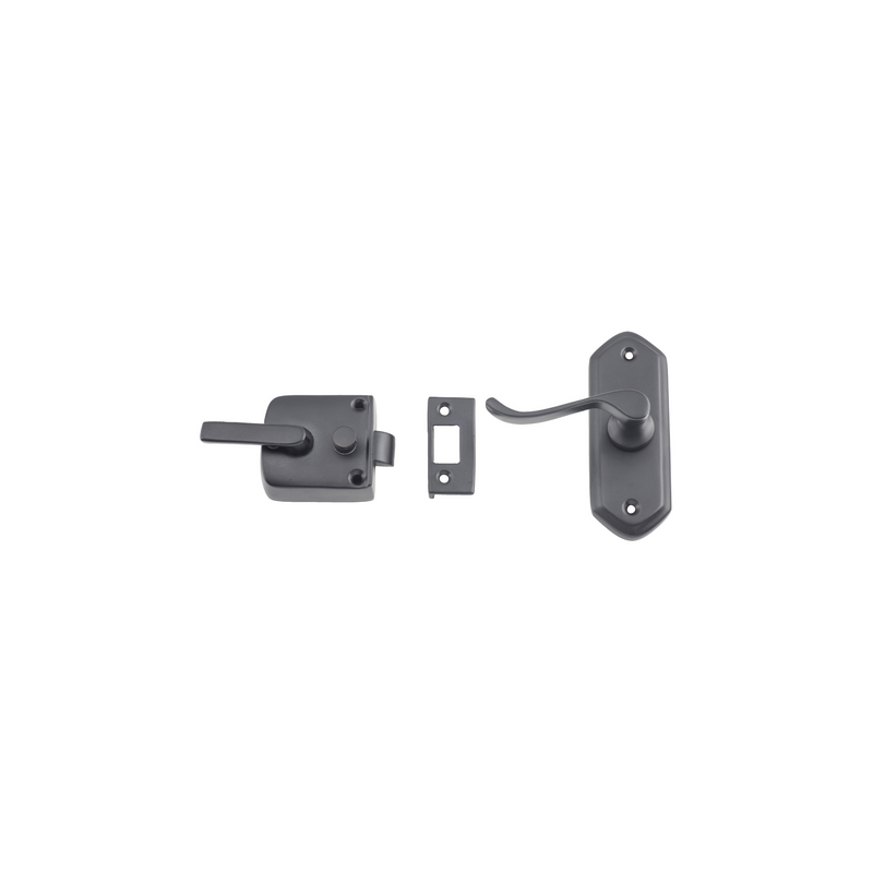 Screen Door Latch - Left Hand External Matt Black