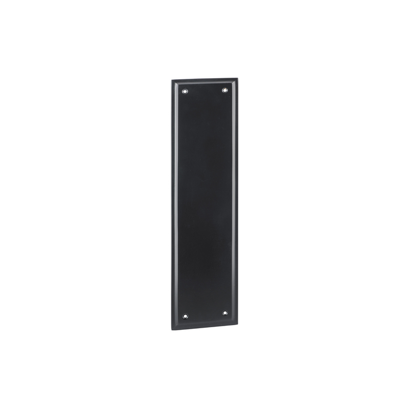 Milton Push Plate Matt Black