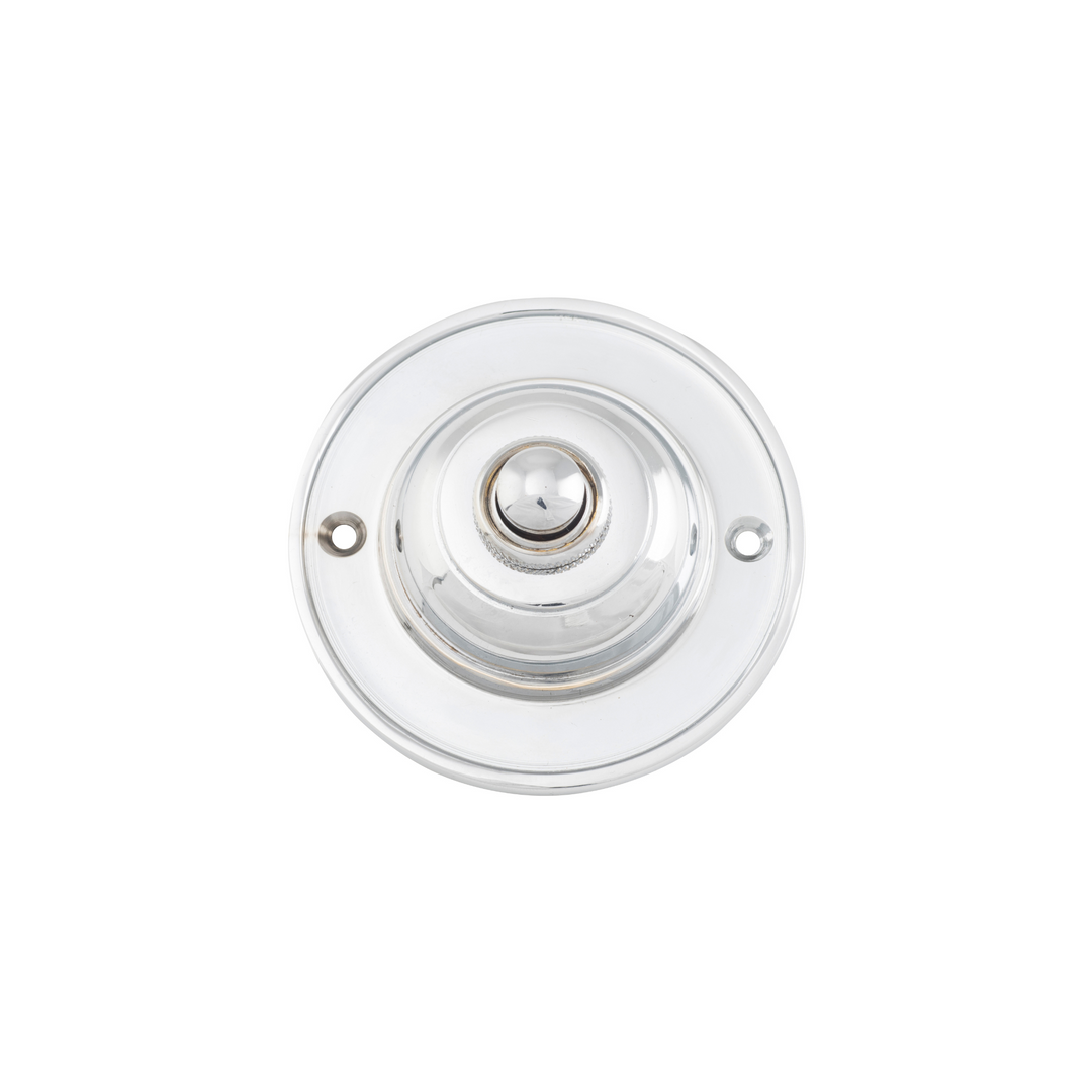 Bell Push Round Polished Chrome