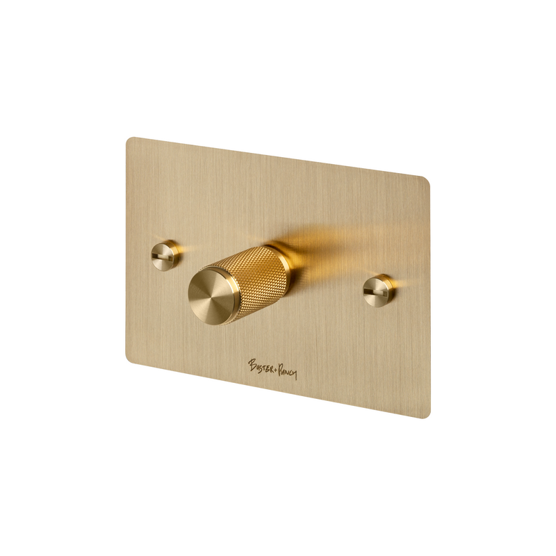 1G Dimmer / Brass