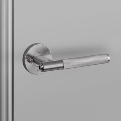 Door Handle / Linear / Sprung / Privacy / Steel