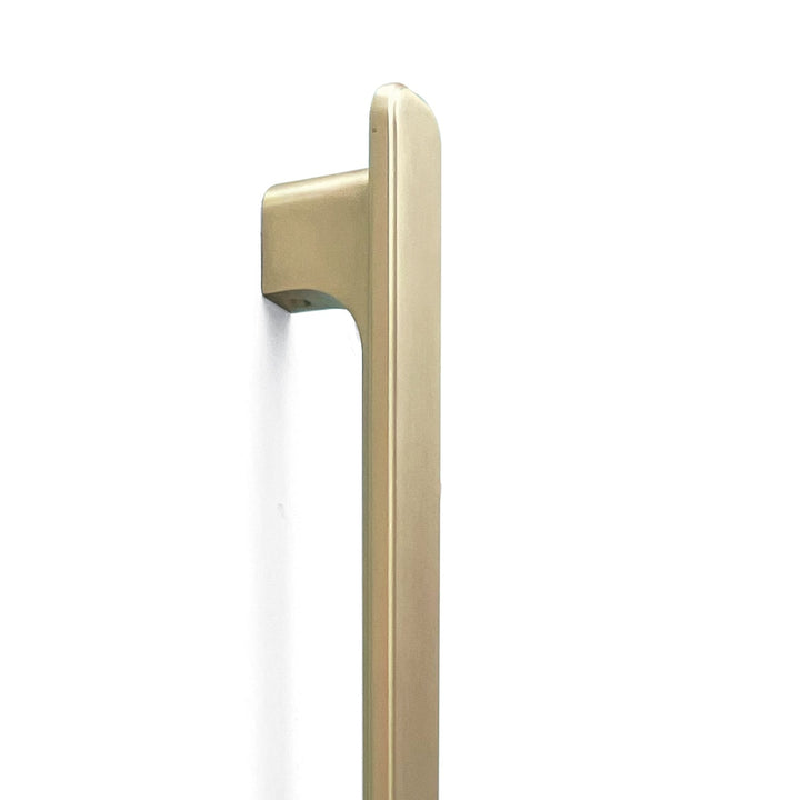 Aspen Entry Pull Handle Brushed Satin Brass