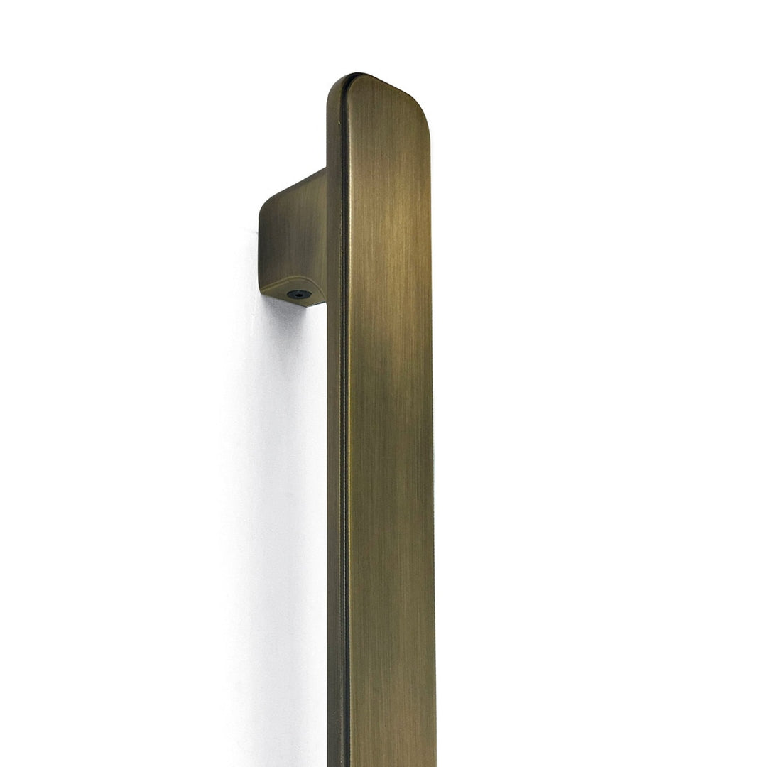 Aspen Entry Pull Handle Dark Brushed Brass