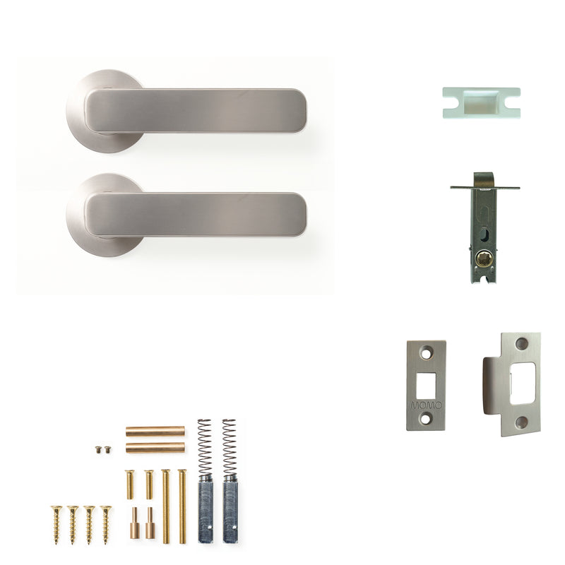 Aspen Lever Passage Set Dull Brushed Nickel