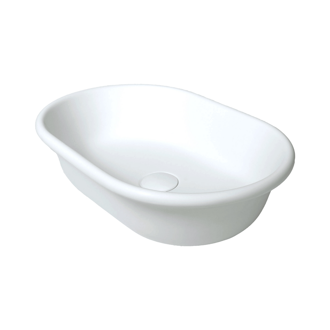 Blanche 53 x 36 TitanCast Basin Gloss White