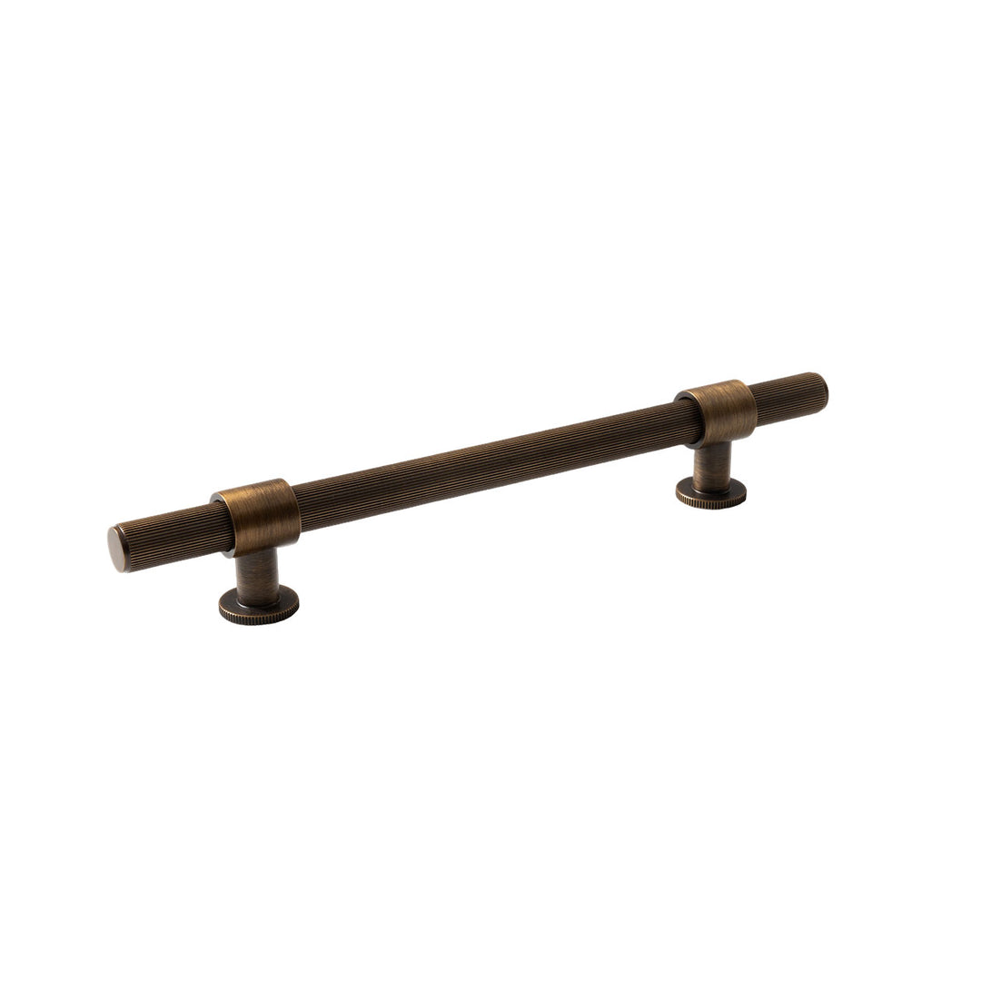 Belgravia Lined Solid Brass Bar Pull Bronze 160mm