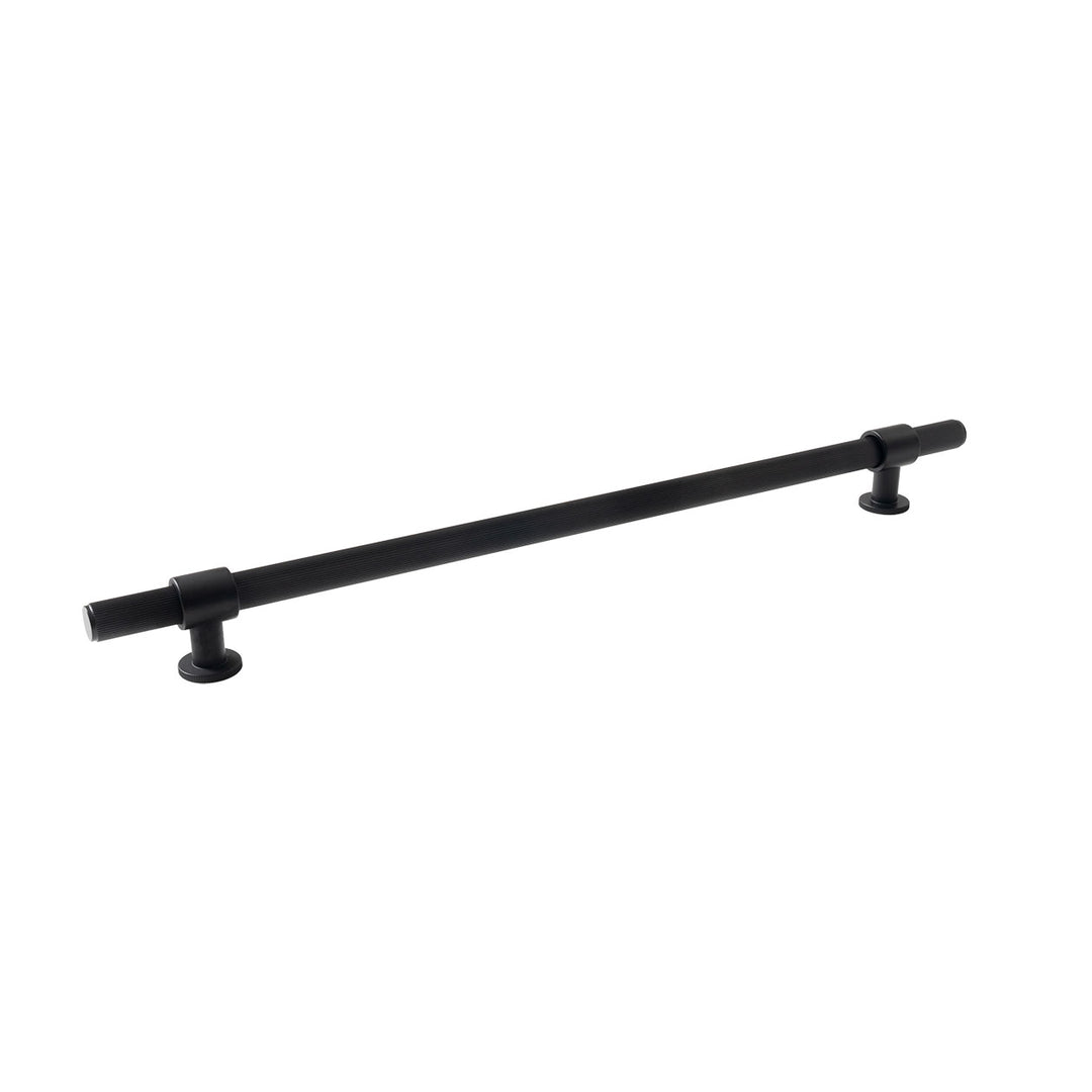 Belgravia Lined Solid Brass Bar Pull Matt Black 320mm