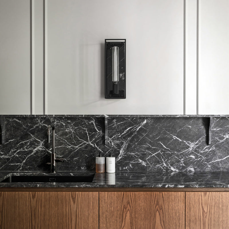 Caged Wall / Large / Black Marble