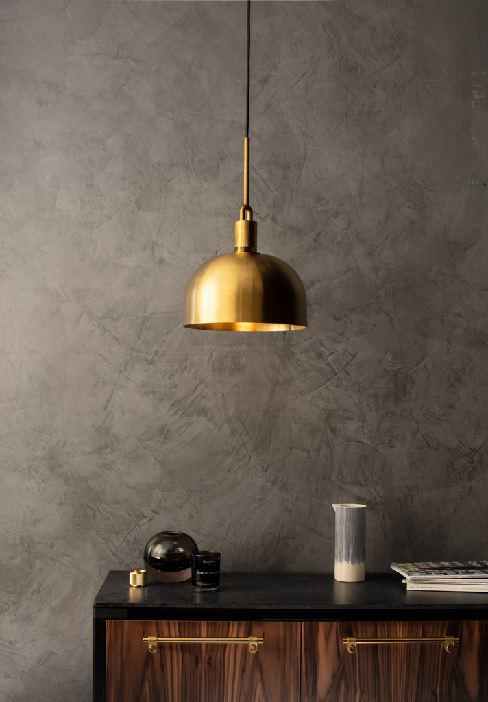 Forked Pendant / Shade / Large / Brass