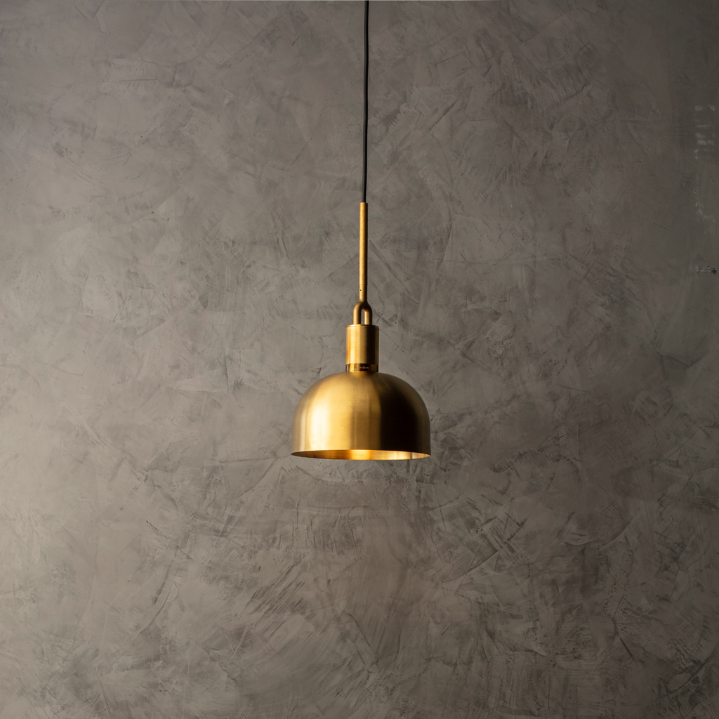 Forked Pendant / Shade / Medium / Brass