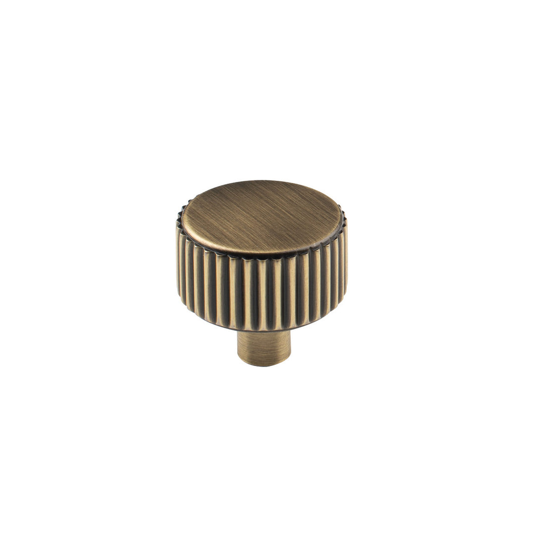Barrington Knob Dark Brushed Brass 32mm