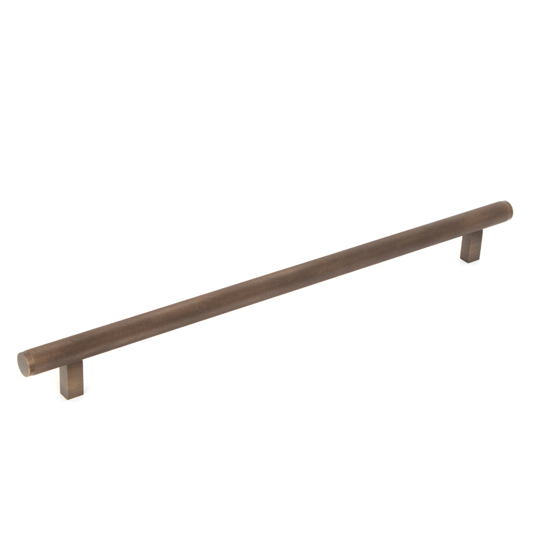 Bellevue Solid Brass Knurled Appliance Pull Bronze 416mm
