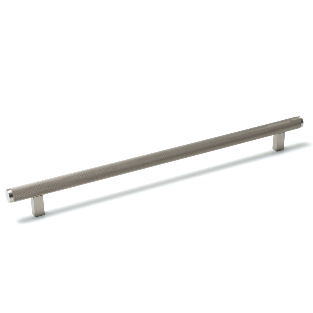 Bellevue Solid Brass Lined Appliance Pull Dull Brushed Nickel 416mm