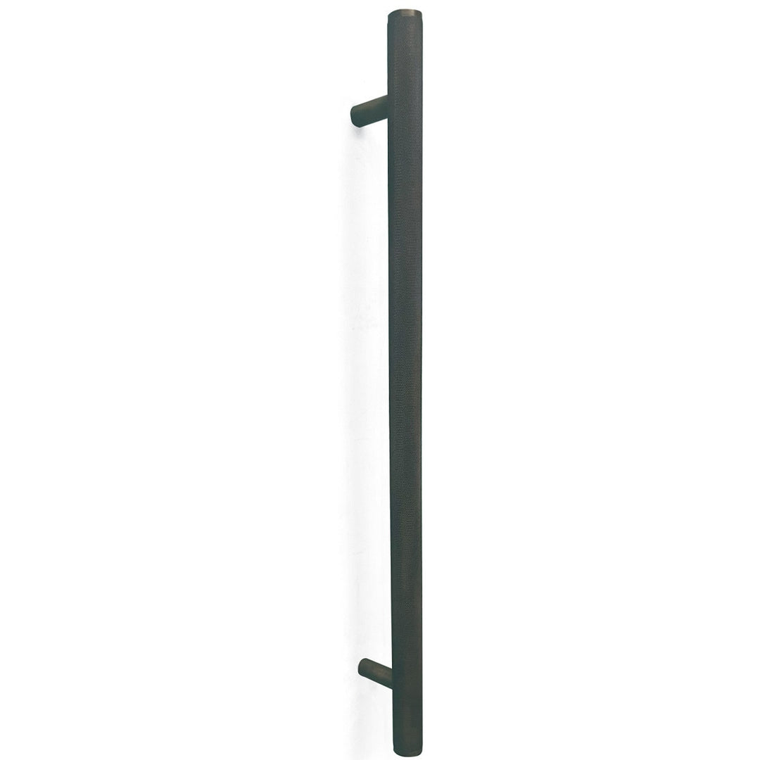 Bellevue Knurled Entry Pull Handle Bronze