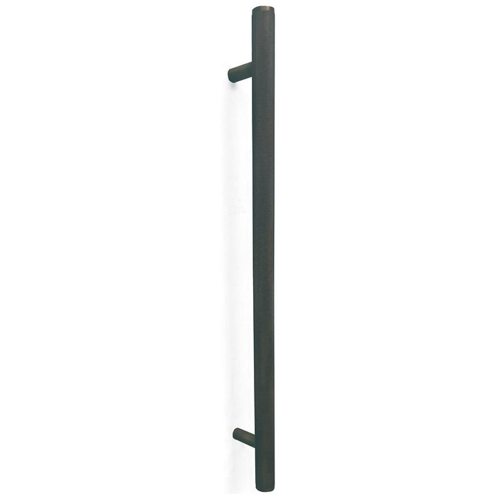 Bellevue Knurled Entry Pull Handle Bronze