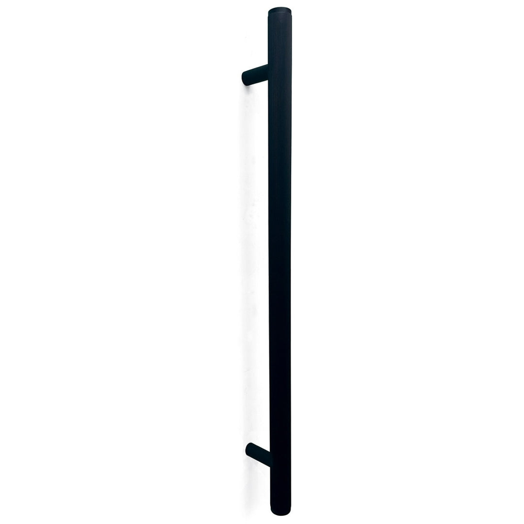 Bellevue Lined Entry Pull Handle Matt Black