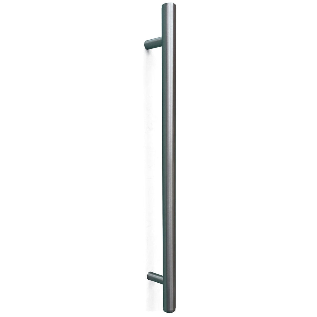 Bellevue Plain Entry Pull Handle Dull Brushed Nickel