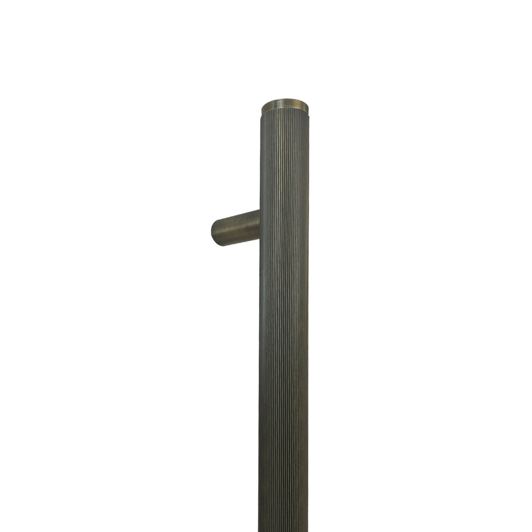 Bellevue Lined Door Pull with Back-to-Back Fixing 416mm Dark Brushed Brass