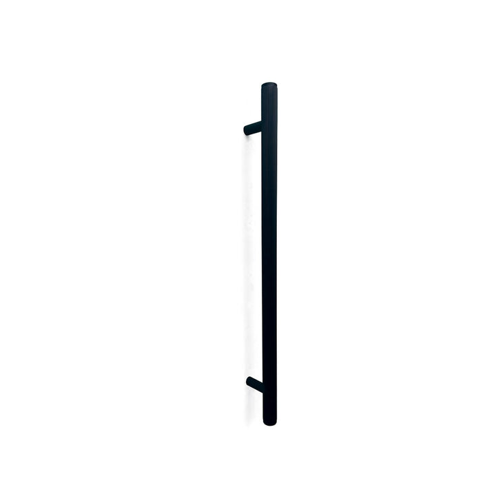 Bellevue Lined Door Pull with Back-to-Back Fixing 416mm Matt Black