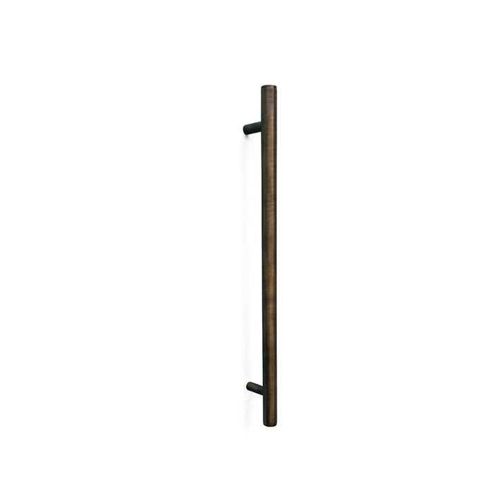Bellevue Plain Door Pull with Back-to-Back Fixing 416mm Bronze