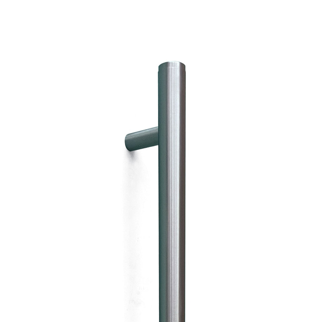 Bellevue Plain Door Pull with Back-to-Back Fixing 416mm Dull Brushed Nickel