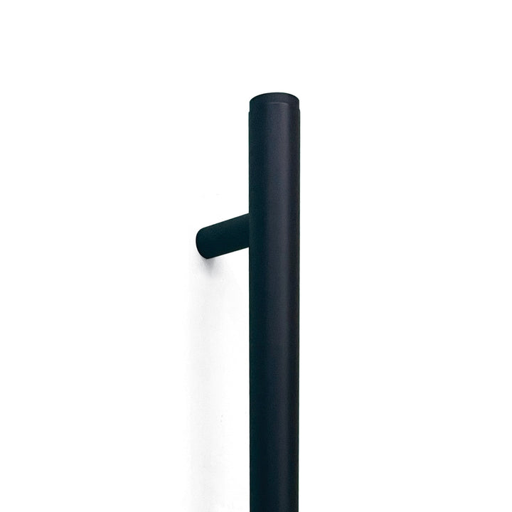 Bellevue Plain Door Pull with Back-to-Back Fixing 416mm Matt Black